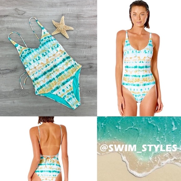 ☀️RIP CURL☀️ TIE DYE SWC GOOD ONE PIECE - Picture 1 of 12
